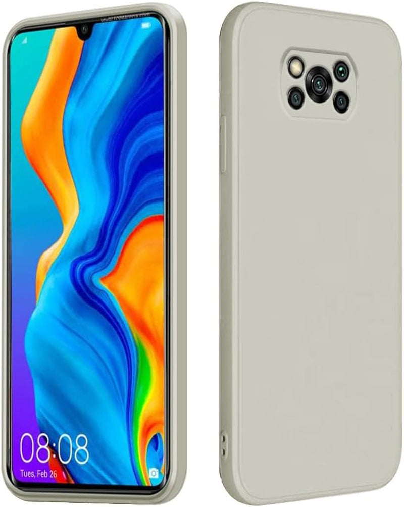 Wousunly Compatible with Poco X3 Pro Case Silicone Liquid Dark Green, Soft Smooth Touch Xiaomi Poco X3 NFC Phone Case Silicone Shockproof Thin Cover (Xiaomi Poco X3 Pro, Blue)  Wousunly White Xiaomi Poco X3 Pro 