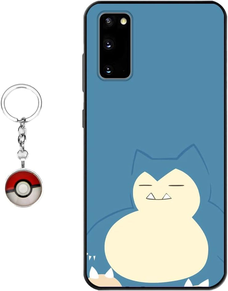 Starrycase Compatible with Samsung Galaxy S21 plus Case Anime Cute Design Soft Silicone Animation Cartoon Kawaii Cool Case for Samsung Galaxy S21 plus (With Figure Keychain)  Starrycase Case 9 Samsung Galaxy S21 Plus 