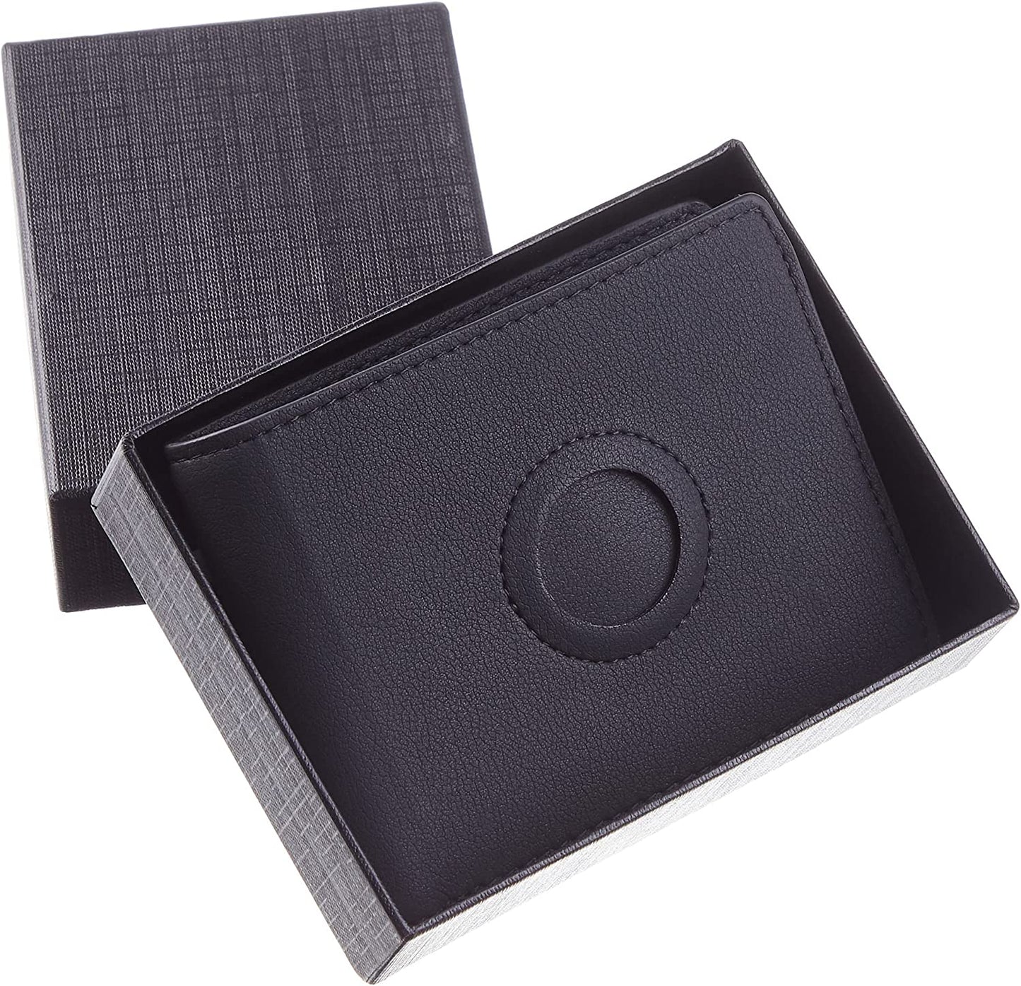 Hawanik Large Wallet for Airtag, Mens Bifold Wallet with 2 ID Windows RFID Blocking  Hawanik   