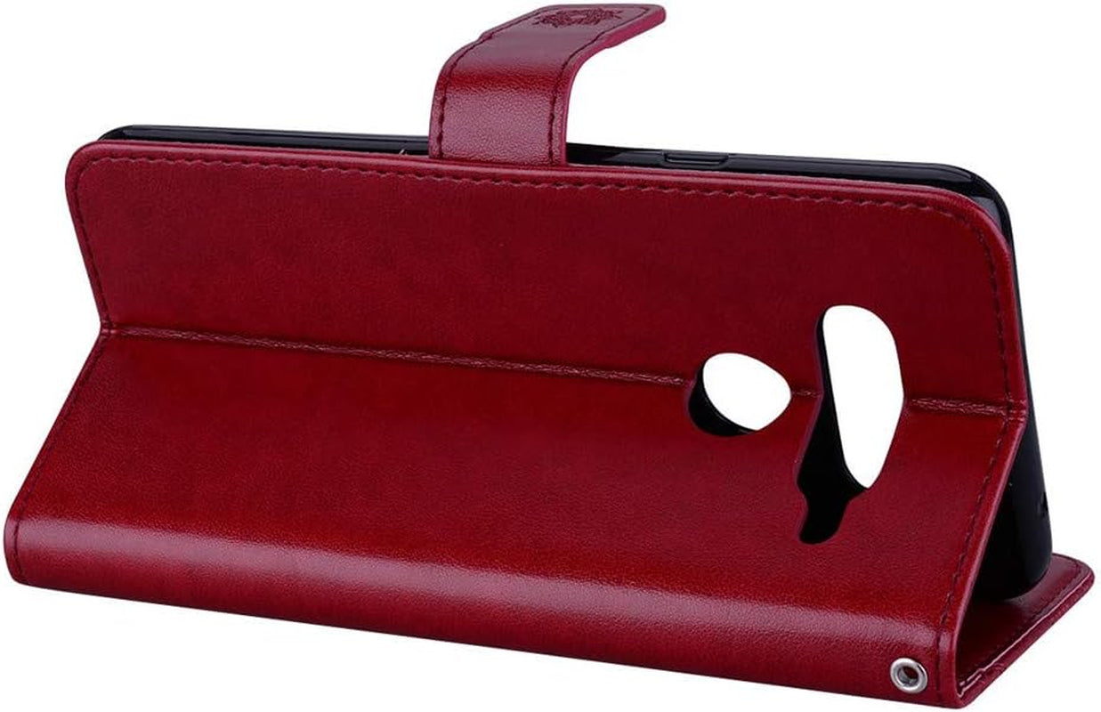 ISADENSER Case for LG V40 Thinq, LG V40 Thinq Case for Women Glitter Bling Diamond Case with Cards Slot Cash Pockets Embossing PU Leather Flip Wallet Case for LG V40 Thinq, Crystal Owl Brown YK  ISADENSER   