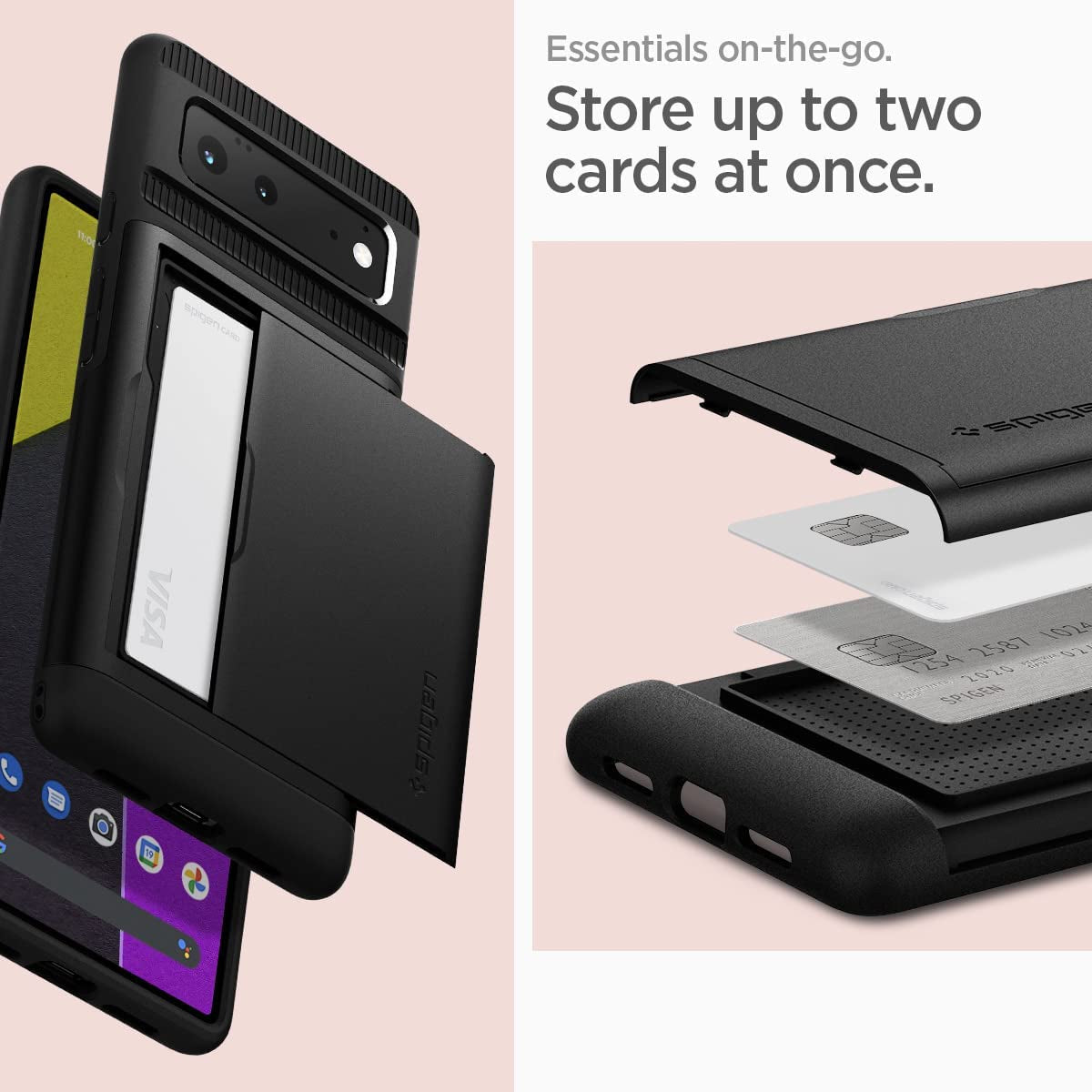 Spigen Slim Armor CS Designed for Google Pixel 6 Case (2021) - Black  Spigen   