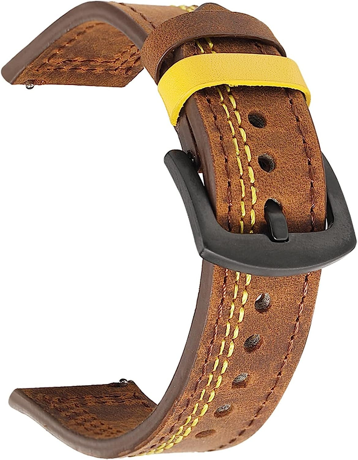 SVAPO 20 22Mm Band for Samsung Galaxy Watch 4/Classic/3/46/42Mm/Active 2 Gear S3/3 41 45Mm Leather Bracelet Universal Wirstband  SVAPO Color C1 22mm Universal 