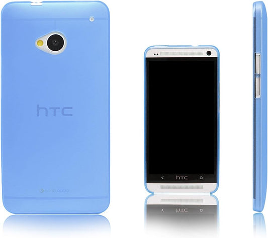 Xcessor Dark Magic Ultra Thin Hard Plastic Case for HTC One. Blue/Semi-Transparent  Accessory Department   