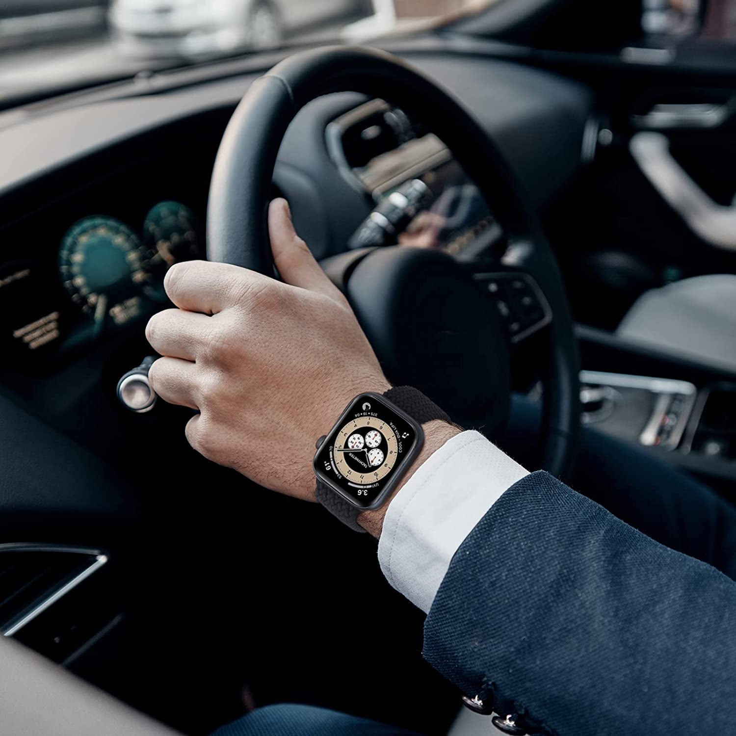 Stretchy Braided Solo Loop Compatible with Apple Watch Bands 38Mm 40Mm 41Mm 42Mm 44Mm 45Mm for Women Men Adjustable Straps Elastic Sport Wristbands for Iwatch Series 8 7 6 SE 5 4 3 2 1 Ultra  MBNIBNVT   