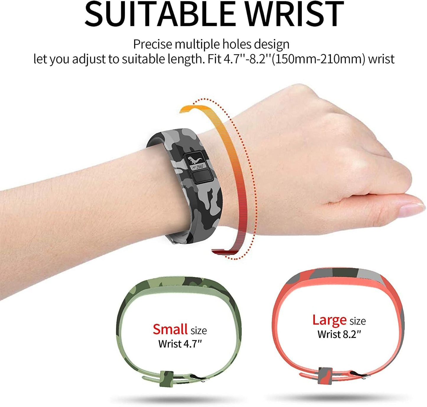 Watch Bands Compatible for Garmin Vivofit Jr Bands,Soft Silicone Replacement Strap Sport Wristband for Garmin Vivofit 3/Vivofit JR Bands/Vivofit Jr 2 Bands Smartwatch with Metal Secure Clasp for Kids Boys Girls  Five Star Online US   