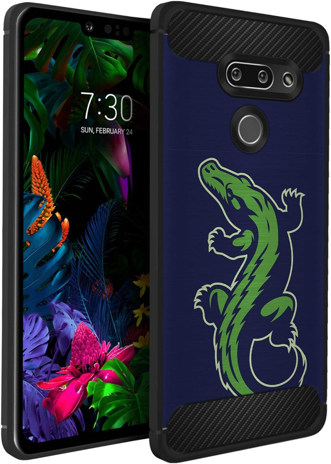 Casesondeck Case Compatible with LG G8 Thinq/Lg G8, Slim Precise Fit TPU Case, Scratch Protection and Unique Design (Don’T Tread on Me)  CasesonDeck Gator  