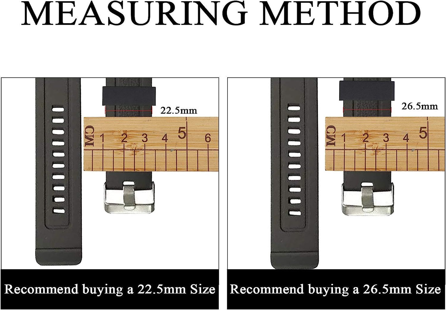GORGECRAFT 10Pcs 22Mm Rubber Replacement Watch Band Strap Loops Silicone Watch Strap Keeper Holder Retainer with Removable Tools  GORGECRAFT   