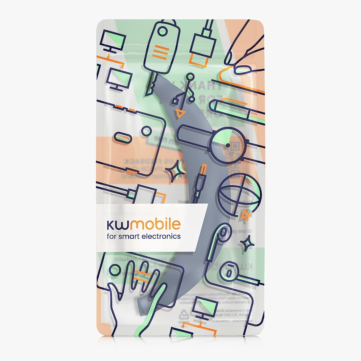 Kwmobile Headband Cover Compatible with Apple Airpods Max - Headphones Cover Protector Silicone - Dove Blue  KW-Commerce   