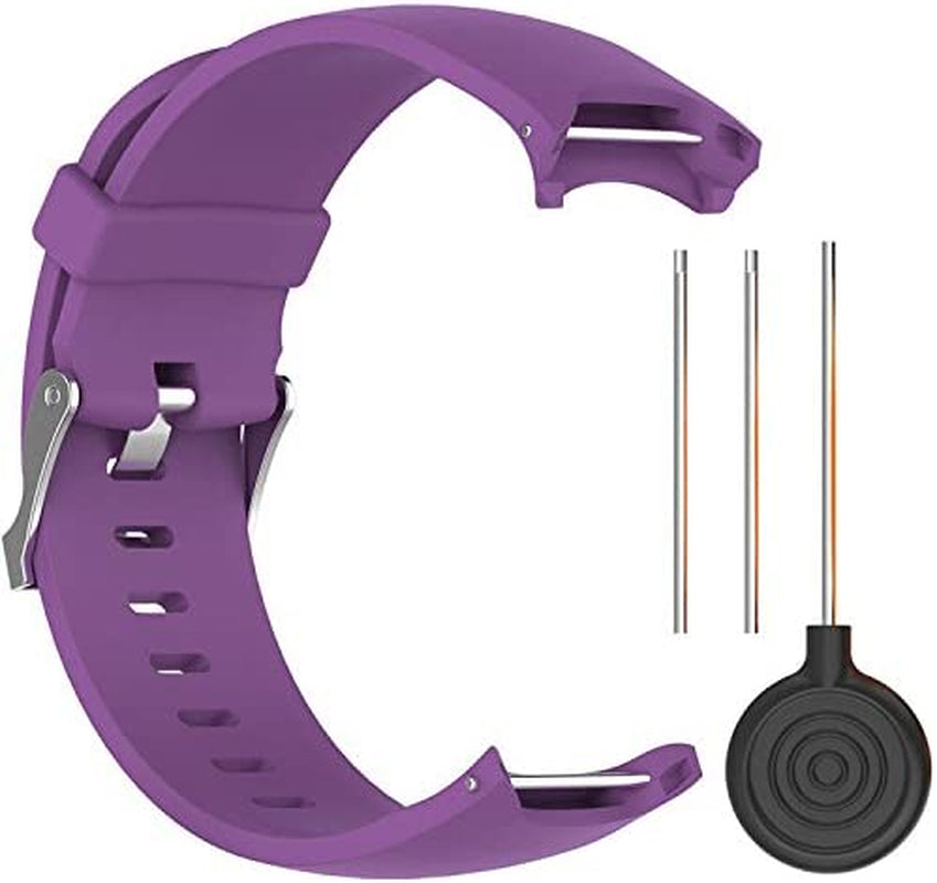 Band for Garmin Approach S3, Soft Silicone Replacement Watch Band Strap for Garmin Approach S3  QGHXO Purple  