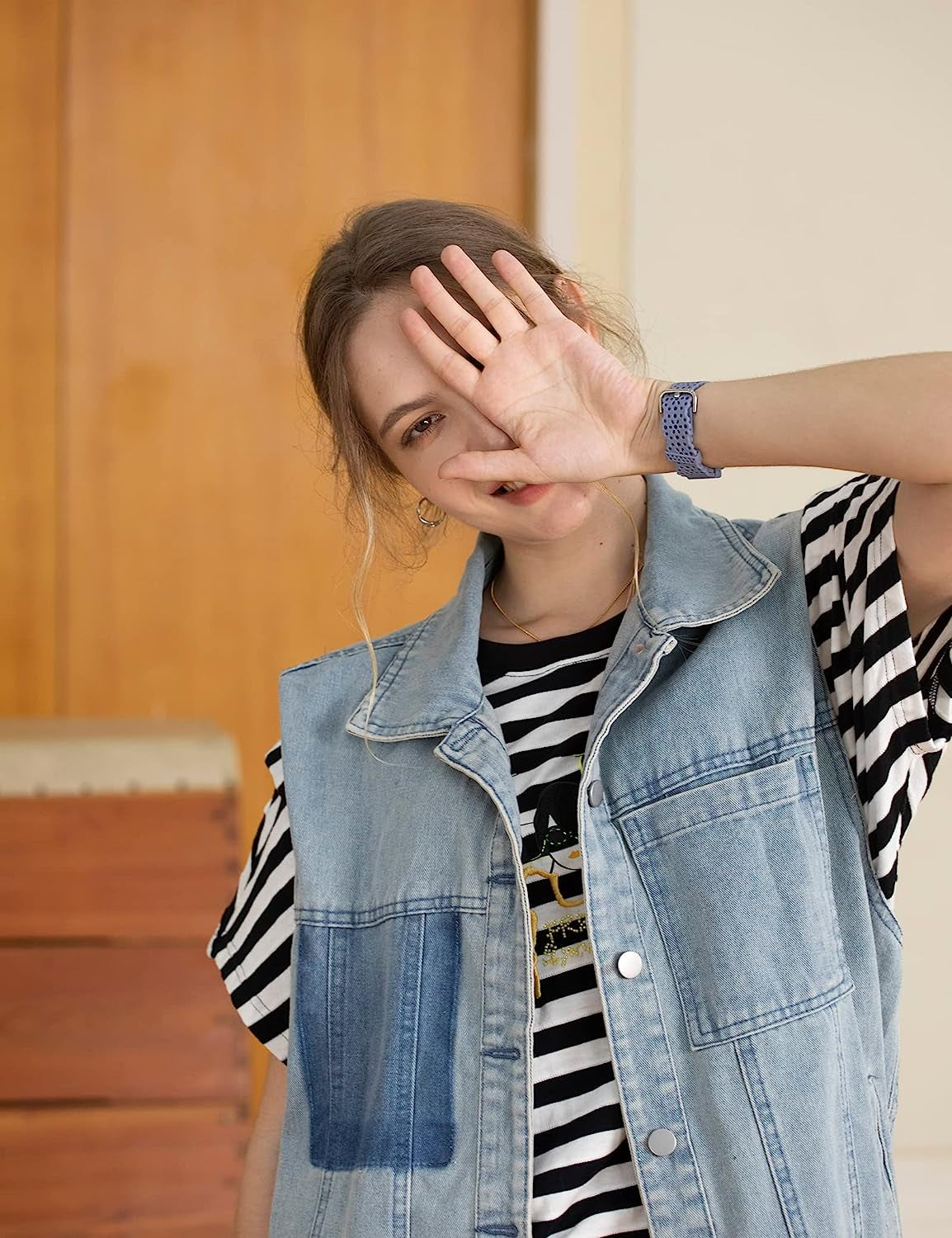 TOYOUTHS Compatible with Apple Watch Band Women 41Mm 40Mm 38Mm Soft Stretchy Silicone Lace Flower Cut-Outs Scalloped Breathable Waterproof Lacy Band for Iwatch Series 8 7 6 5 4 3 2 1 SE  TOYOUTHS   