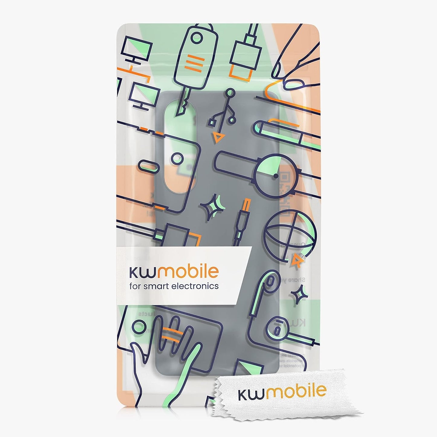 Kwmobile Case Compatible with Sony Xperia 1 V Case - Soft Slim Protective TPU Silicone Cover - Dark Slate  KW-Commerce   