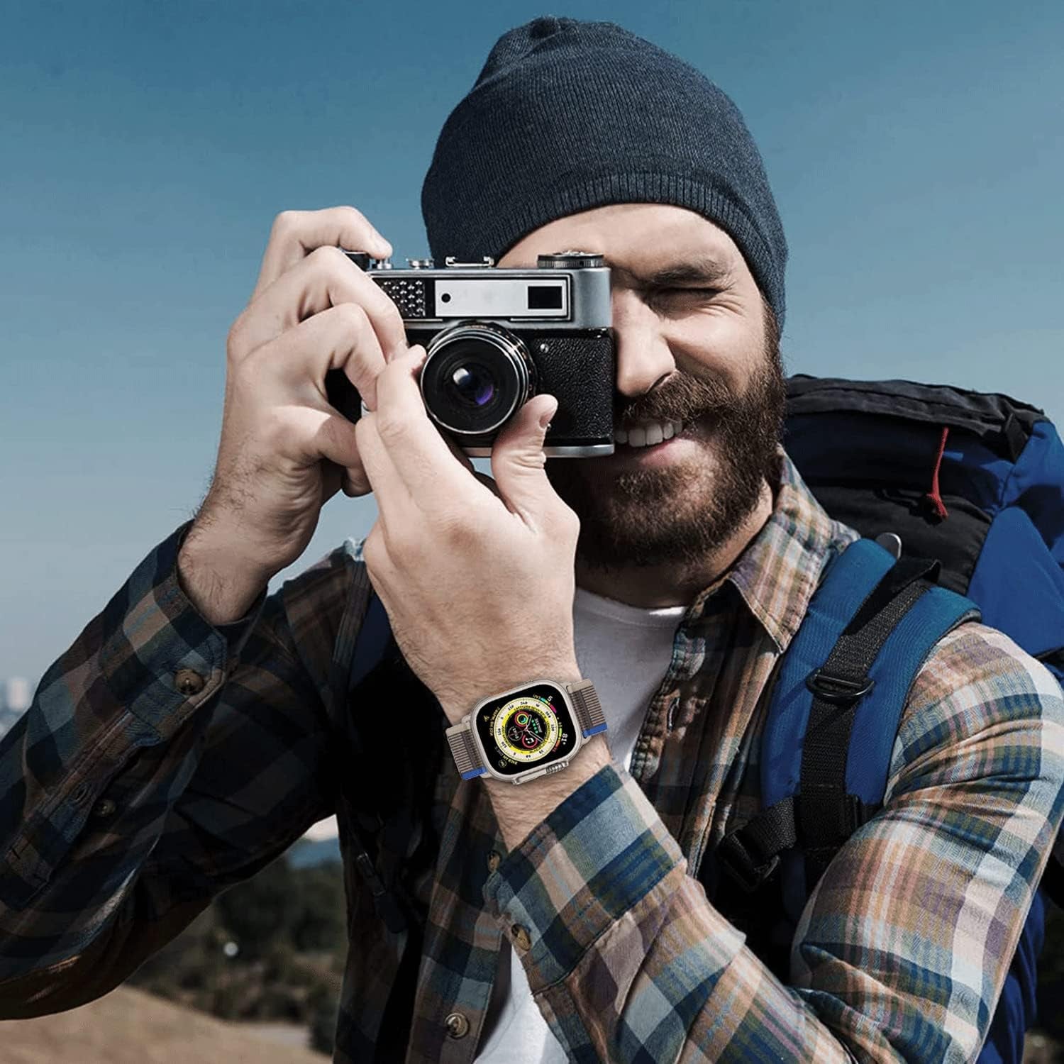 3 Pack Trail Loop Compatible with Apple Watch Band 38Mm 40Mm 41Mm 42Mm 44Mm 45Mm 49Mm Women Men, Woven Nylon Sport Loop Replacement Strap for Iwatch Ultra SE Series 8/7/6/5/4/3/2/1  SIERVOS   