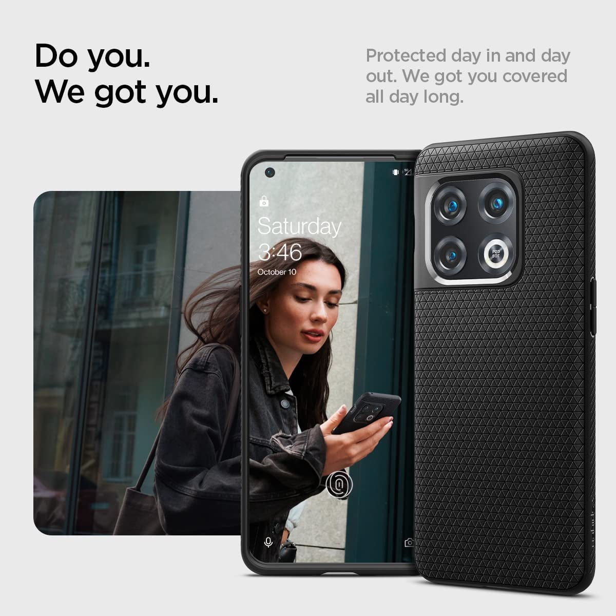 Spigen Liquid Air Armor Designed for Oneplus 10 Pro 5G Case (2022) - Matte Black  Spigen   