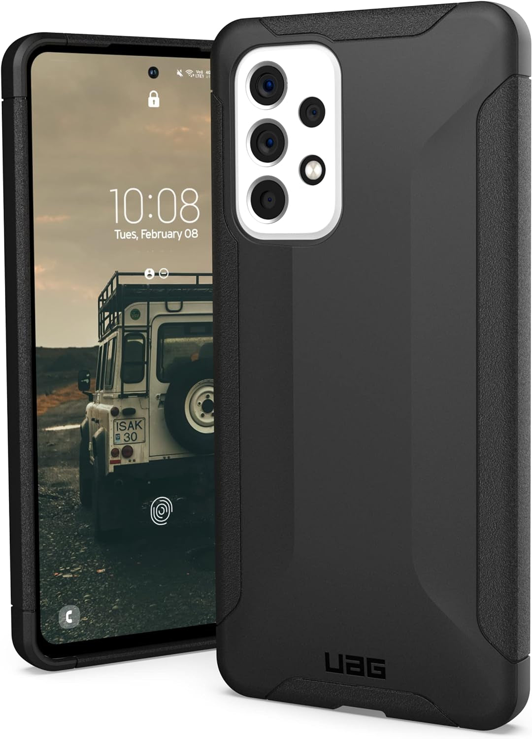 URBAN ARMOR GEAR UAG Designed for Samsung Galaxy A53 5G (SM-A536) Case [6.5-Inch Screen] Scout Rugged Sleek Shockproof Lightweight Military Drop Tested Protective Cover, Black  URBAN ARMOR GEAR   