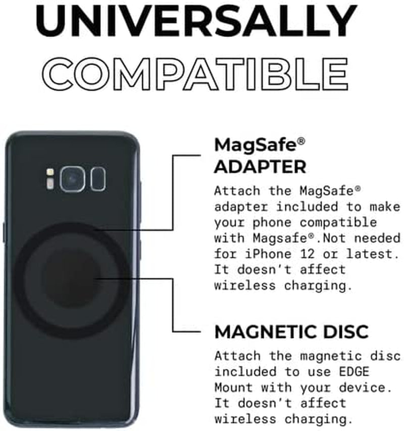 Rolling Square Edge Full Kit with Cell Phone Holder, 15W Magnetic Wireless Charger, and 280-Lumen Laptop Monitor Light for Zoom Meetings, Carrara White  Rolling Square   