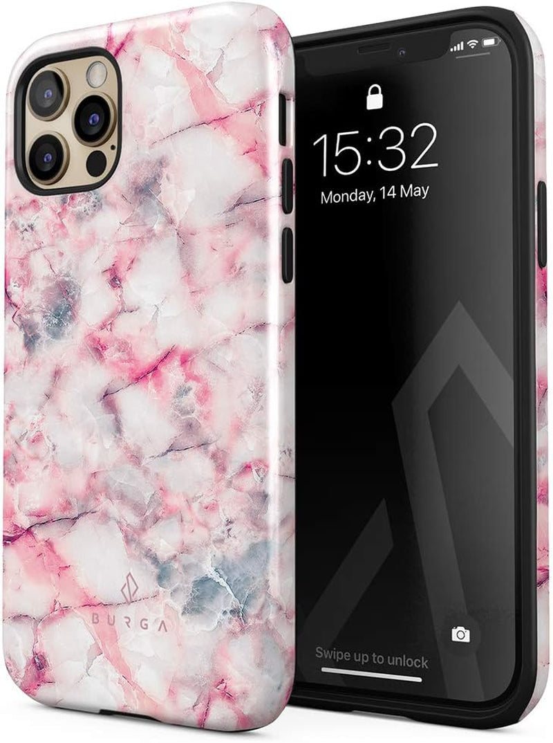 BURGA Phone Case Compatible with Iphone 14 plus - Wireless Charging Compatible, Hybrid 2-Layer Hard Shell + Silicone Protective Case, Heavy Duty Protection, Shock-Absorbent, Fatal Contradiction  BURGA Raspberry Jam Iphone 12 Pro 