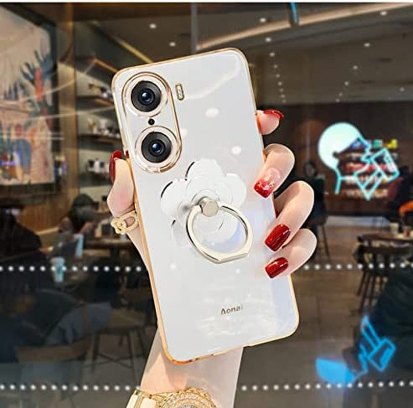 Cell Phone Ring Holder Flower,Fwaytech 360 Rotate Metal Finger Ring Socket Grip Kickstand for Smartphones,4Pack (Flower4)  Shenzhen Fway Technology Ltd   