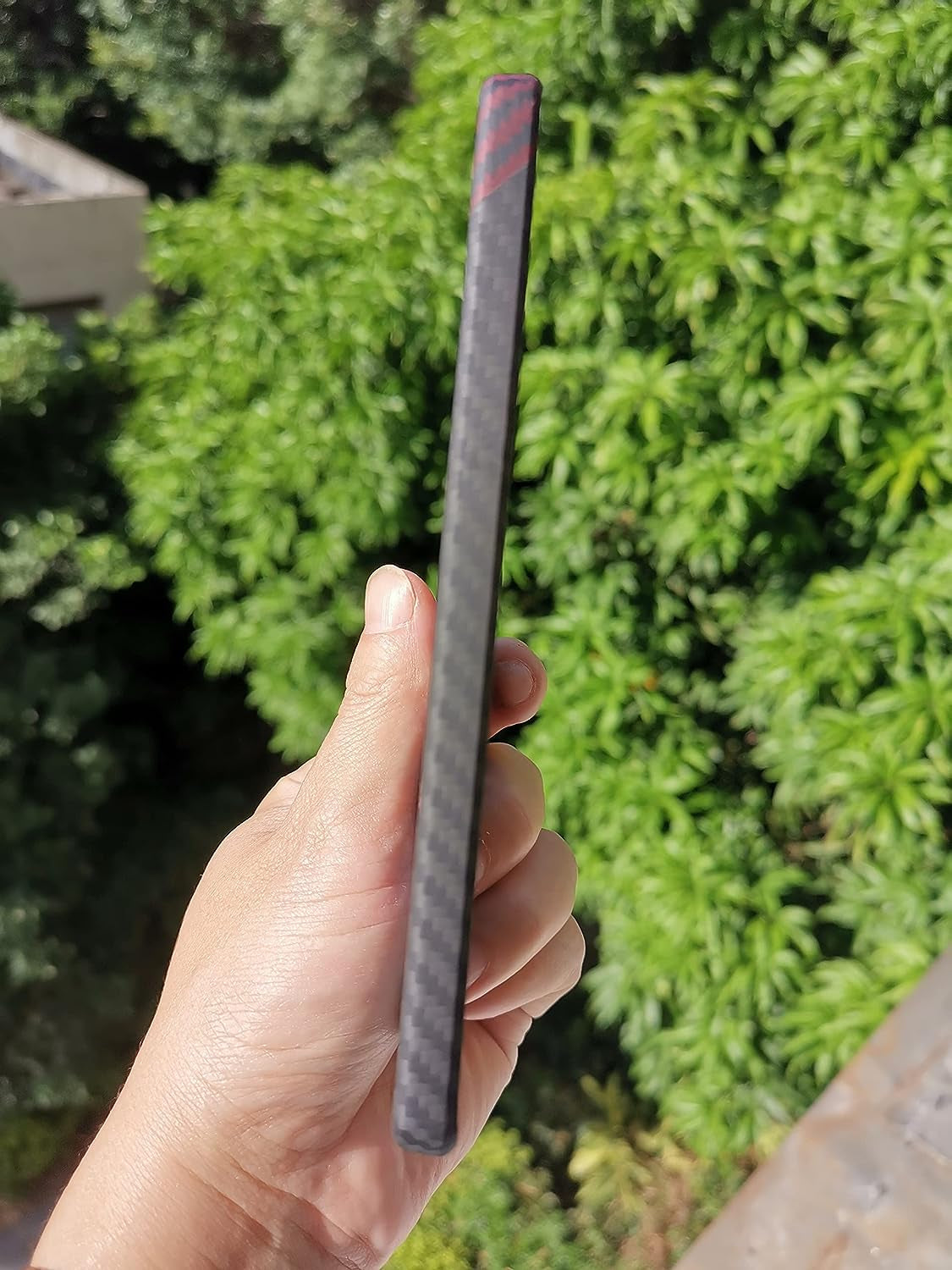 GIMENOHIG Ultra Slim and Lightweight Aramid Carbon Fiber Case for Sony Xperia 5 Iv (Red Black)  GIMENOHIG   