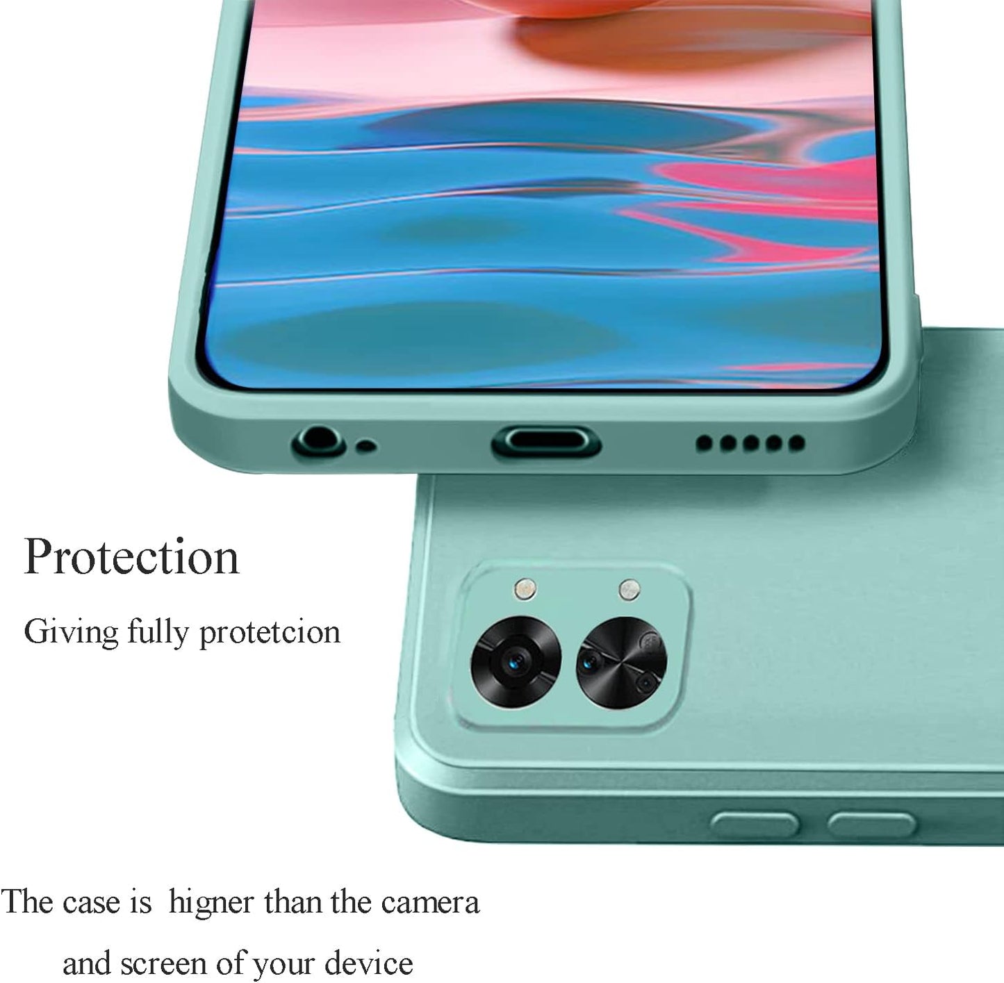 Yarxiawin Compatible for Oneplus Nord 2T Case Silicone Purple, Soft and Silky Oneplus Nord 2T Phone Case Shockproof Cover Anti-Fingerprint (Blue)  Yarxiawin   