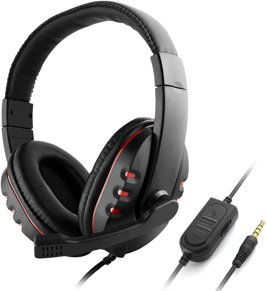 Docooler 3.5Mm Wired Gaming Headphones over Ear Game Headset Noise Canceling Earphone with Microphone, for PC Laptop PS4 Smart Phone  Docooler   