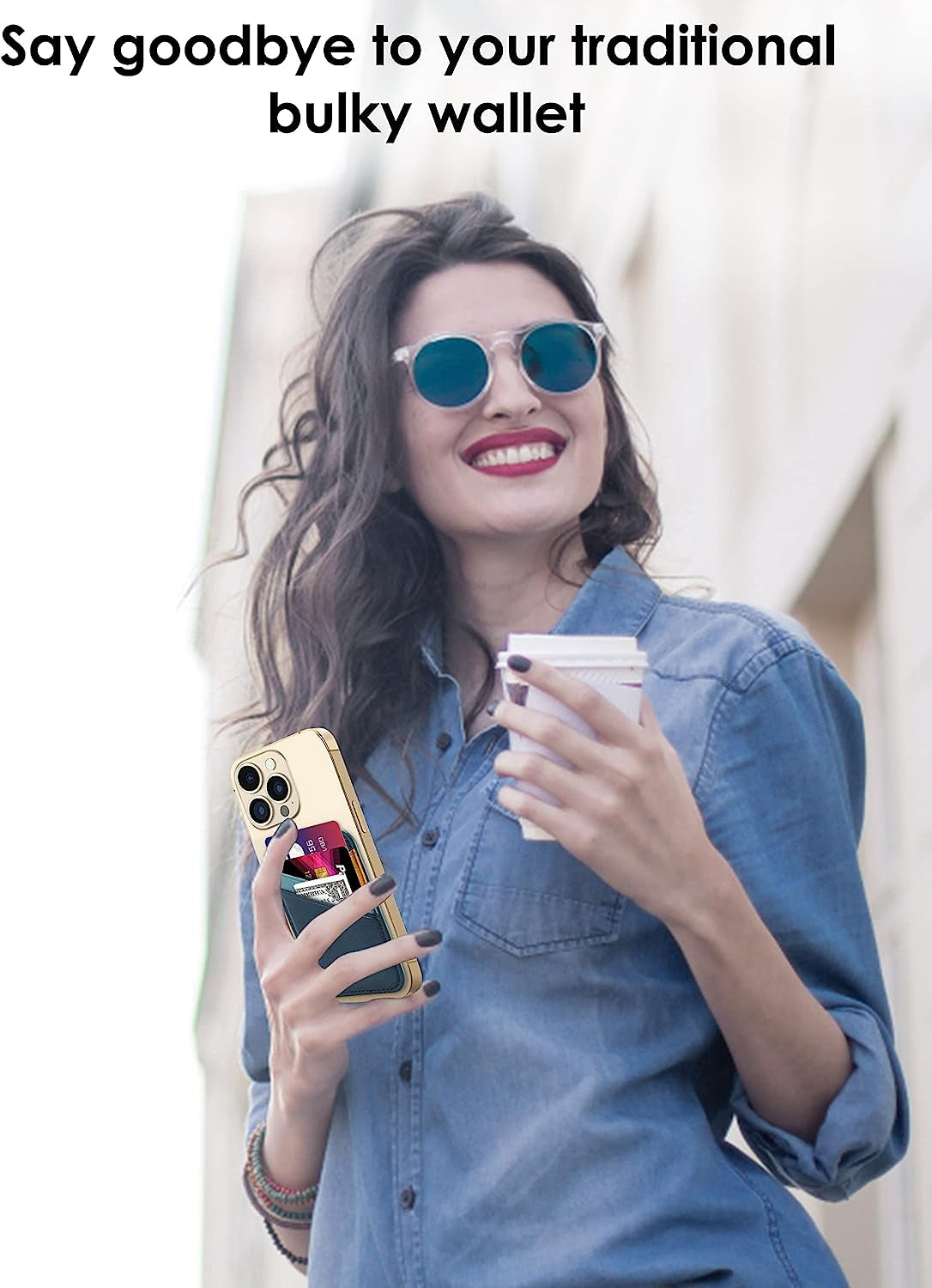 Magnetic Wallet Card Holder with Magsafe for Iphone 14/13/12 Series, Apple Mag Safe Wallet, up to 3 Cards and 3 Bills, Card Holder Magnetic Wallet for Back of Iphone 14, Iphone 13 and Iphone 12 Series  Miroddi   