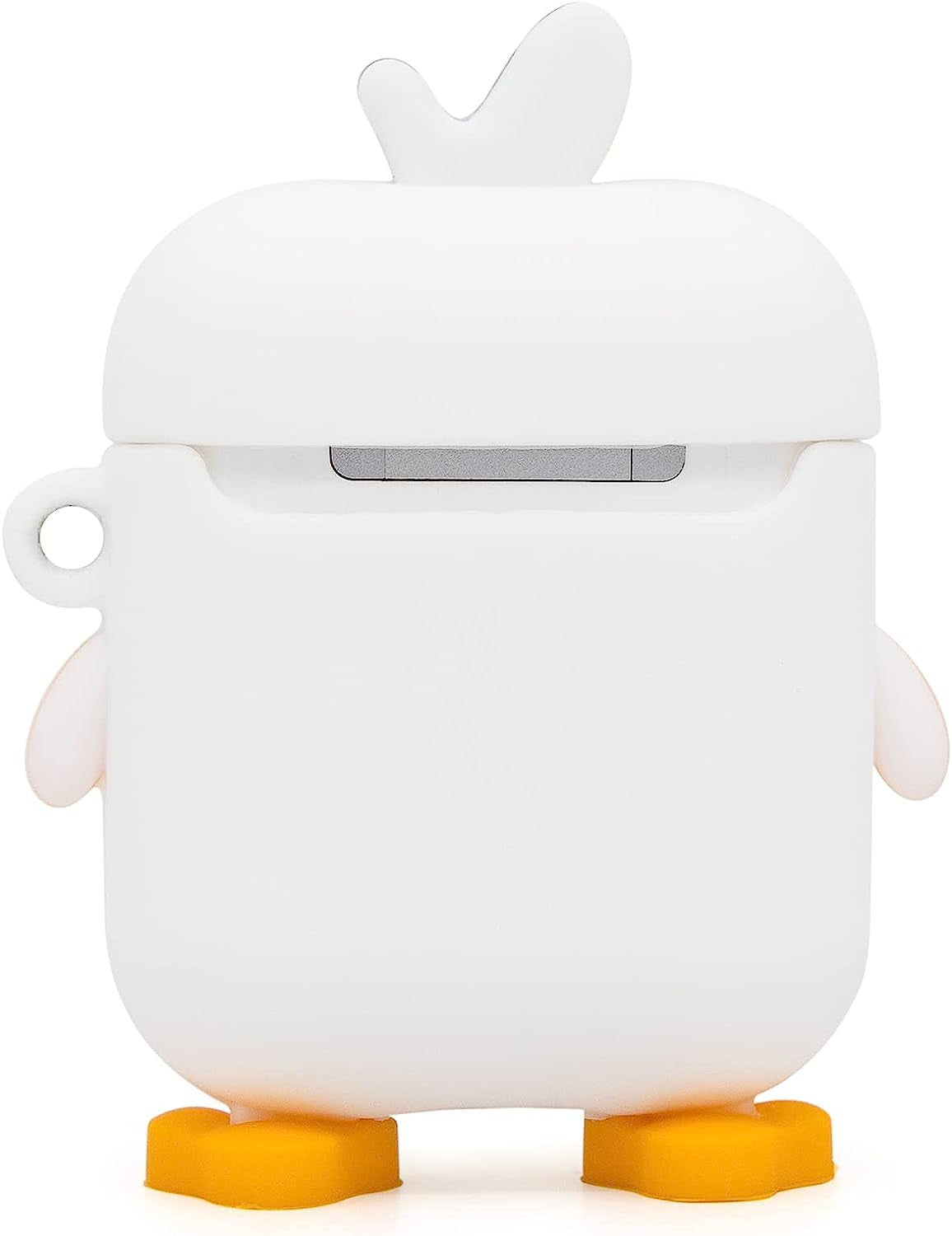 YONOCOSTA Cute Airpods Case, Airpods 2 Case, Chick Funny 3D Cartoon Animals Case, Soft Silicone Shockproof Charging Cover with Carabiner for Airpods 1St Generation, Airpods 2Nd Generation  YONOCOSTA Inc   