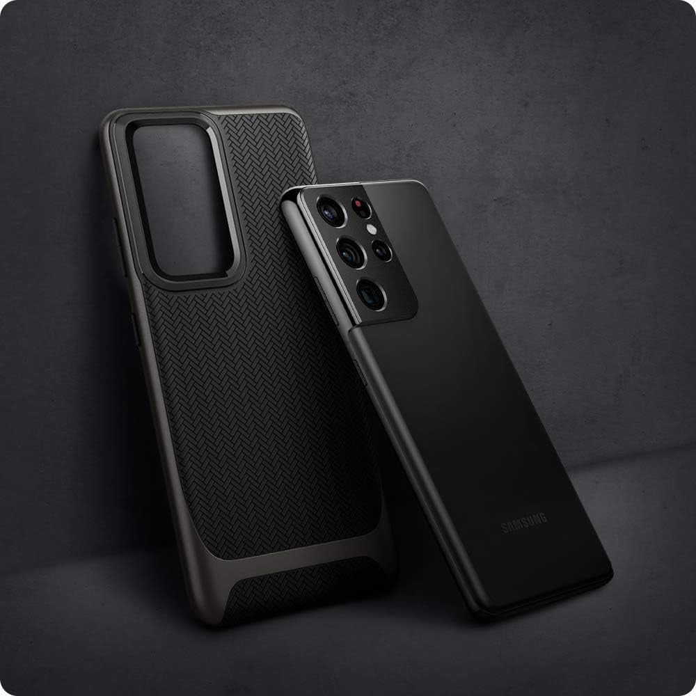 Spigen Neo Hybrid Designed for Galaxy S21 Ultra Case (2021) - Gunmetal  Spigen   