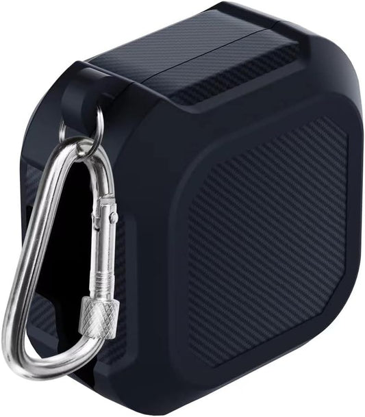 FIEWESEY Case for Samsung Galaxy Buds 2 Pro Case 2022/Galaxy Buds 2 Case 2021/Galaxy Buds Pro Case 2021/Galaxy Buds Live Case 2020,Shockproof Protective Cover with Keychain (Black)  FIEWESEY   