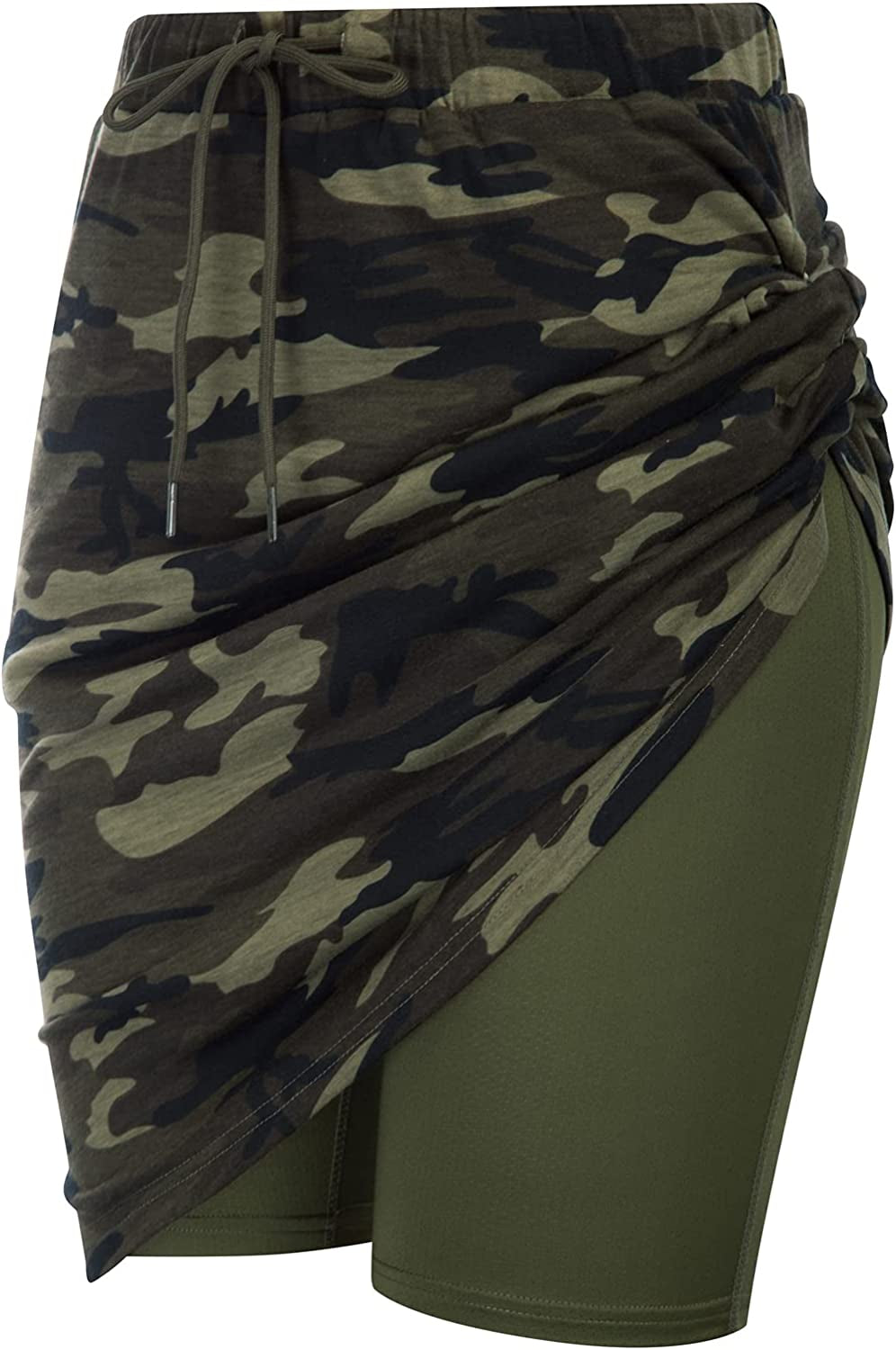 JACK SMITH Women'S Athletic Skorts Skirts Sports Golf Tennis Skirts with Pockets S-3XL  JACK SMITH Camouflage Deep Green XX-Large 