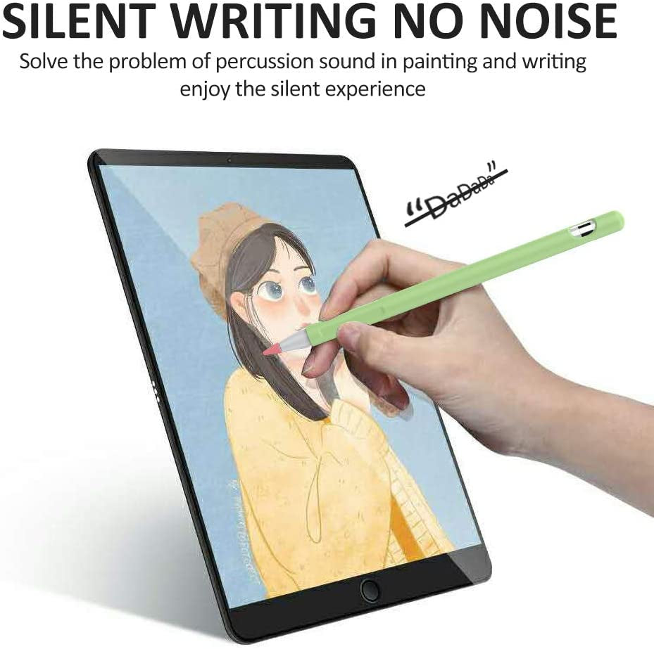 Silicone Soft Protective Case Cover Silicone Sleeve Compatible with Apple Pencil 1St Generation  shunheng   