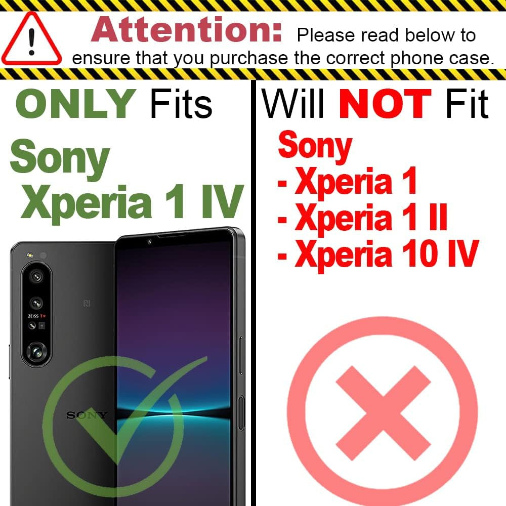 Coveron Slim TPU Designed for Sony Xperia 1 IV Case, Flexible Soft Phone Cover - Clear  CoverON   