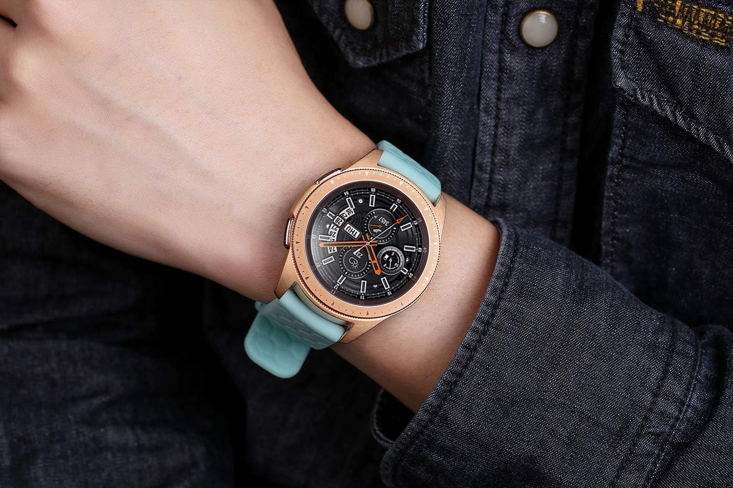 6Pcs 20Mm Silicone Bands Straps Compatible with Amazfit Bip/Bip Lite/Bip U/Bip S/Amazfit GTS 2/GTS 2E/Gts 2 Mini/Amazfit GTS 3/Gts/Amazfit GTR 42Mm Smartwatch  ECSEM   