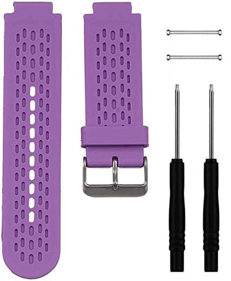 Band for Garmin Approach S2 / S4, Soft Silicone Replacement Watch Band Strap for Garmin Approach S2 / S4  QGHXO Purple  