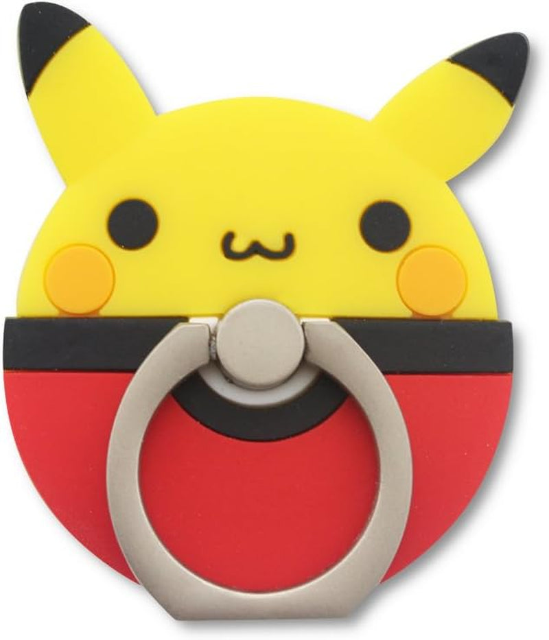 Finex 3 Pcs Set Pokeball 2-In-1 Mobile Cell Smart Phone Kickstand Finger Ring and Holder Stand Grip Cute 360 Degree Rotating Ring for Iphone Samsung Android Smartphone Case - Random  Finex   