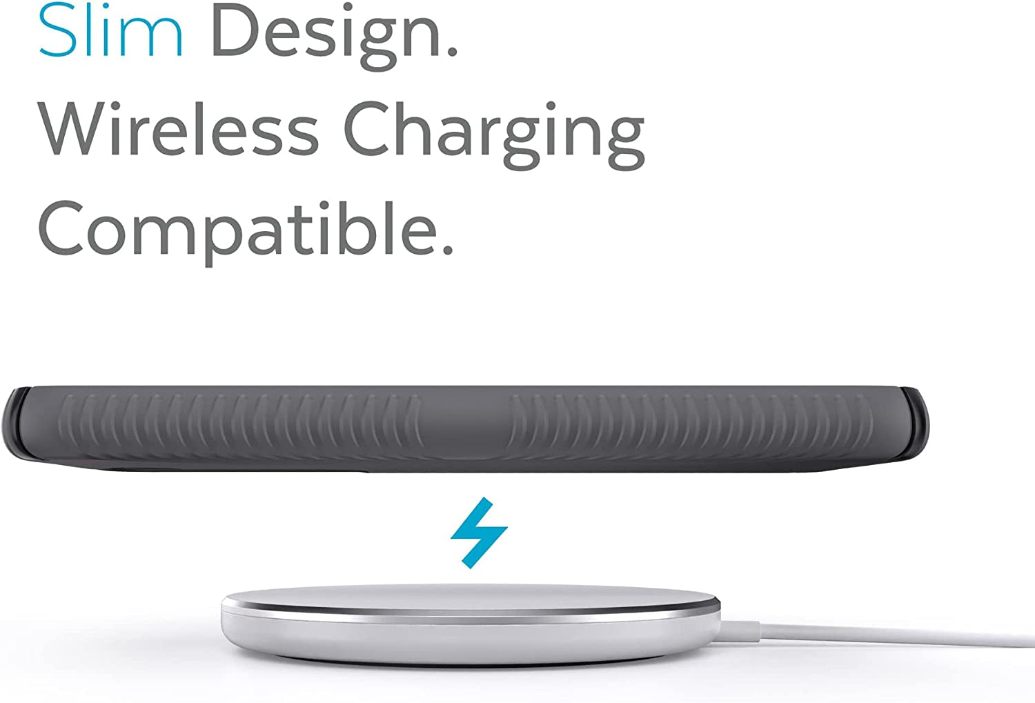 Speck Products Presidio2 Grip Samsung Galaxy S22+ Case, Graphite Grey/Black/Bold Red  Speck Products   