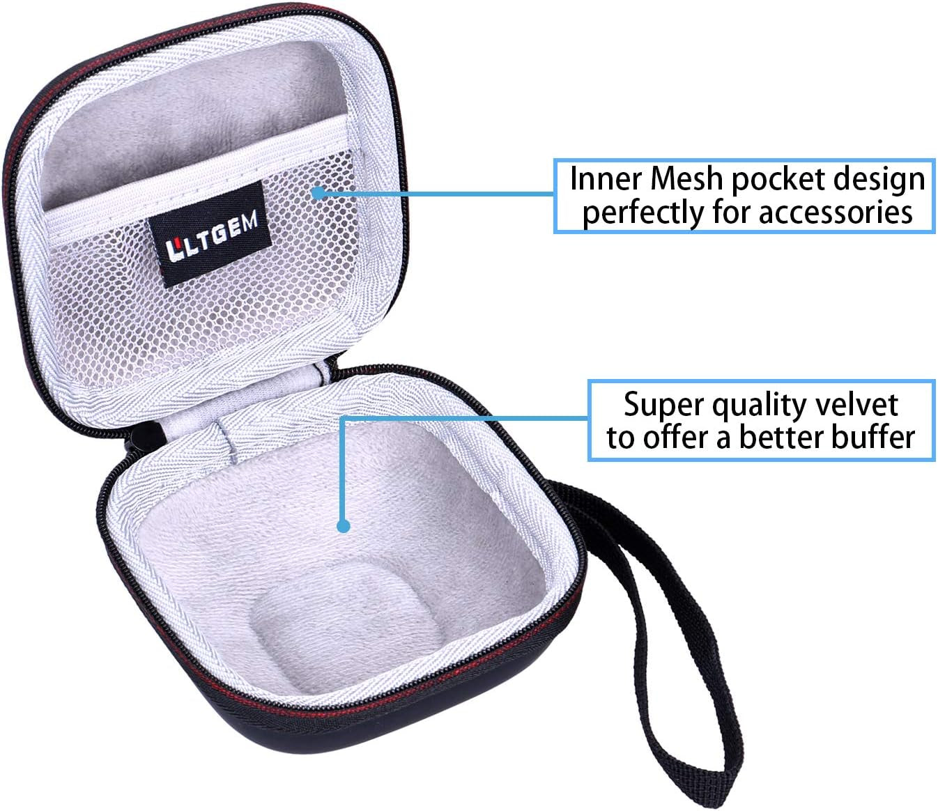 LTGEM EVA Hard Case for Powerbeats Pro Wireless Earbuds - Travel Protective Carrying Storage Bag  LTGEM   