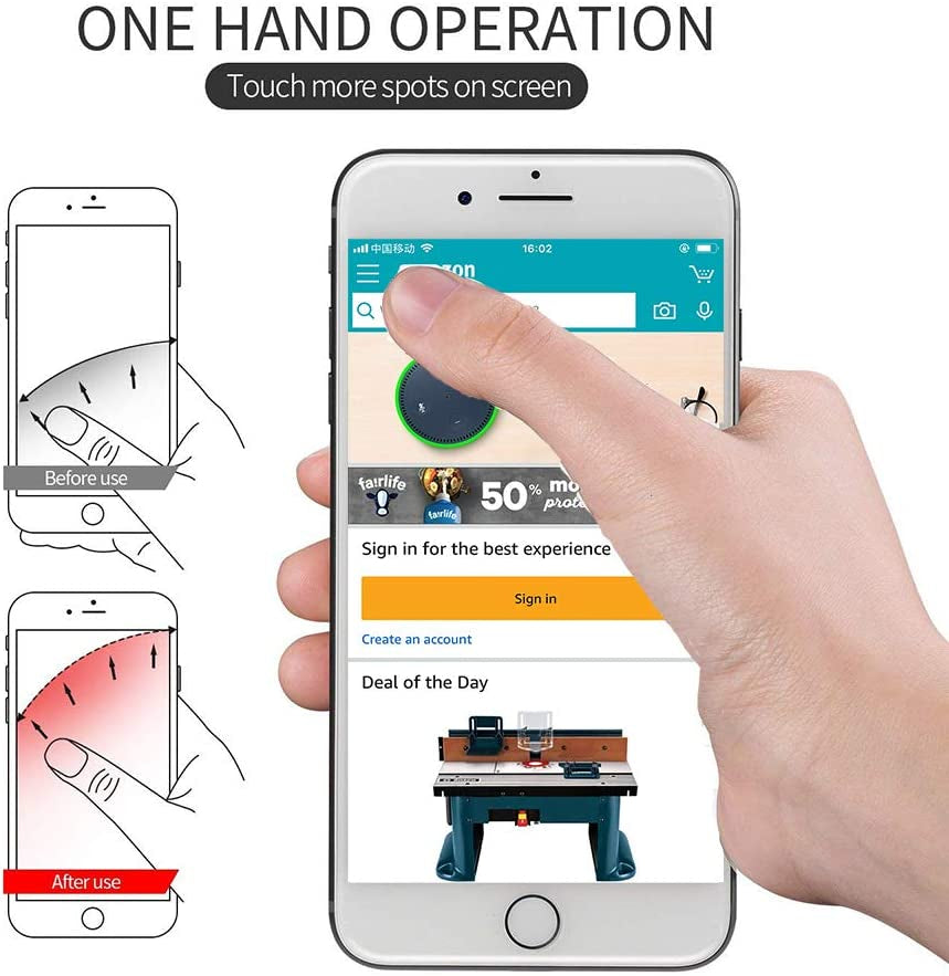 2 Pack Phone Ring Holder Finger Kickstand Universal 360° Rotation Metal Ring Grip for Magnetic Car Mount Compatible with All Smartphone(Grey&Rose)  Elecphone   