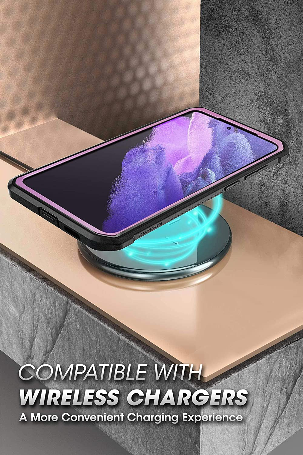 SUPCASE Unicorn Beetle Pro Series Case Designed for Samsung Galaxy S21 5G (2021 Release), Full-Body Dual Layer Rugged Holster & Kickstand Case without Built-In Screen Protector (Violte)  SUPCASE   