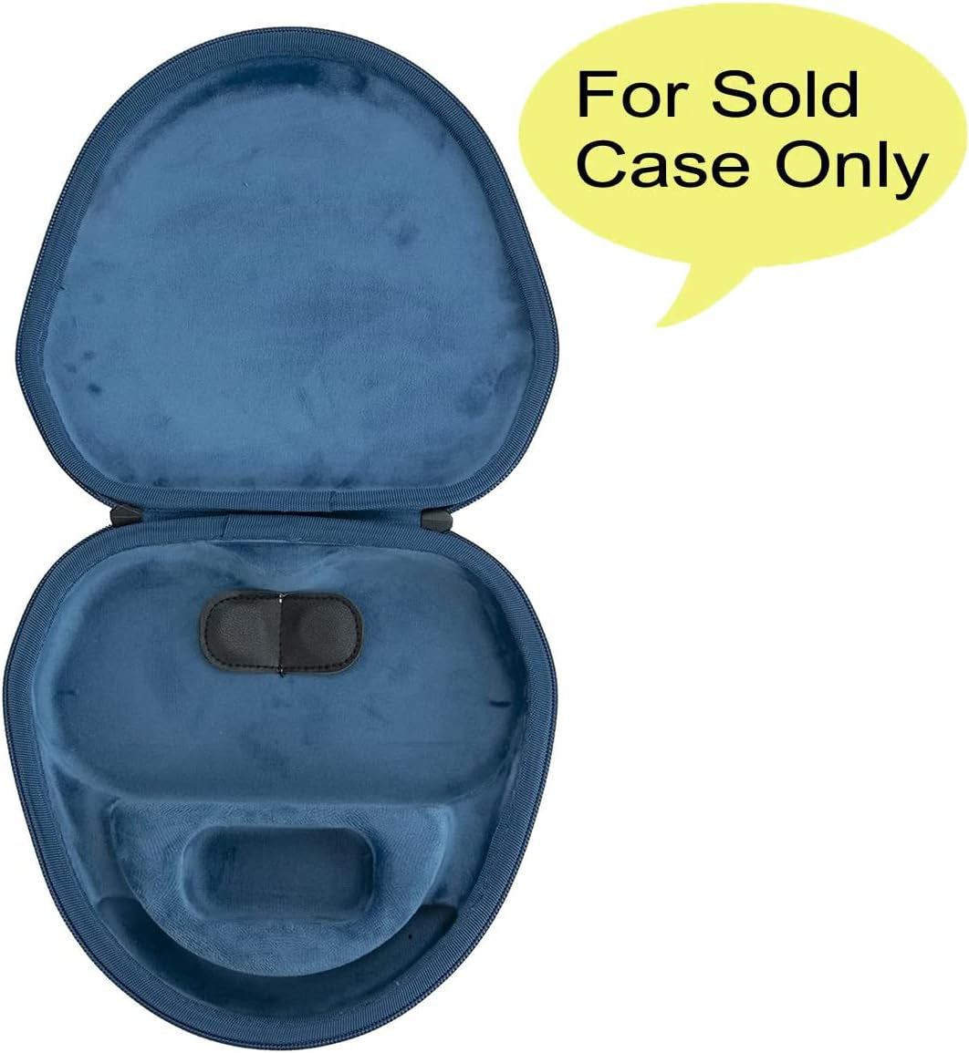 Co2Crea Hard Case with Sleep Mode Replacement for Apple Airpods Max Headphone (Black Case + inside Blue)  co2CREA   