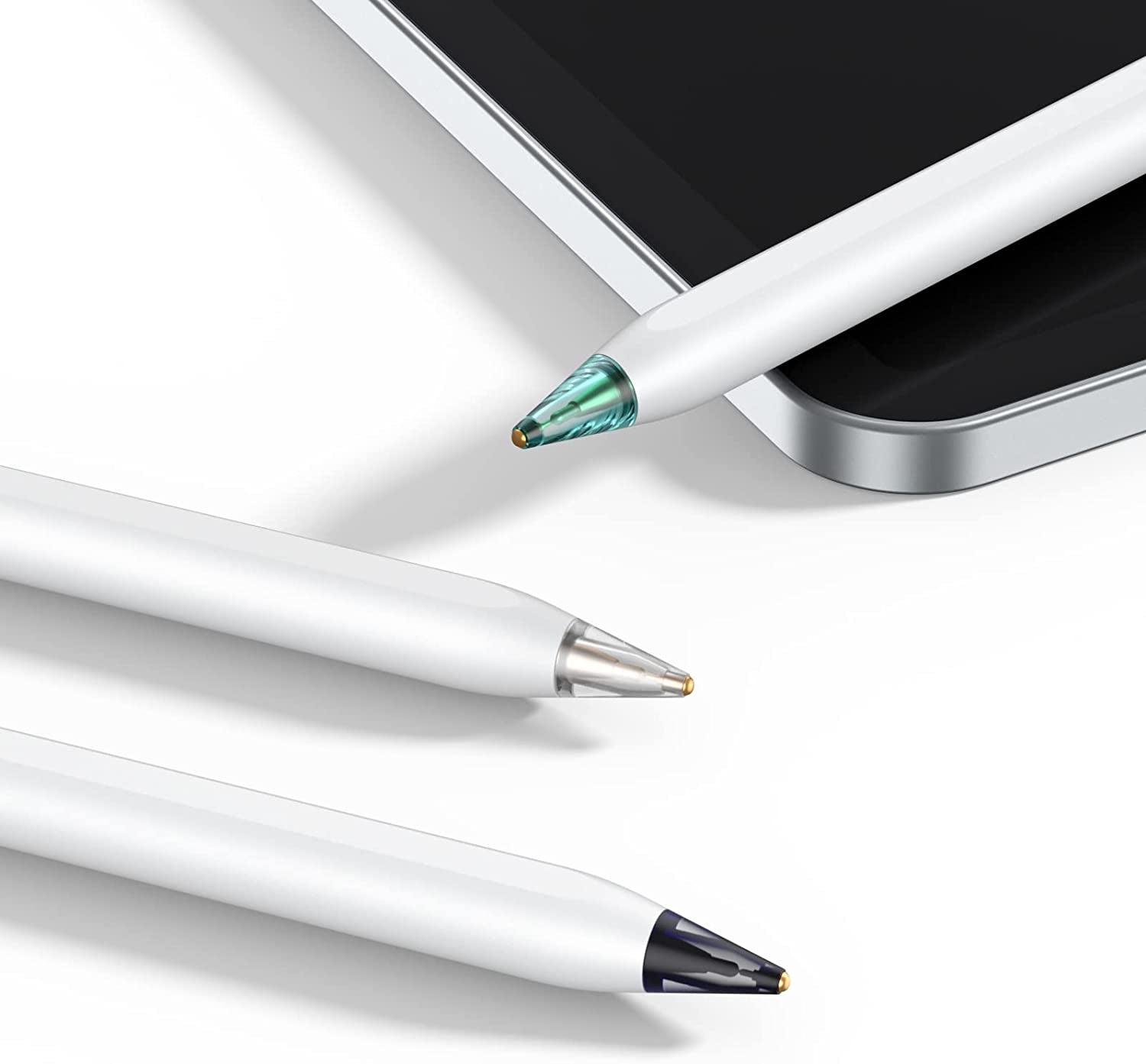 Upgraded Pencil Tips for Apple Pencil 2Nd/1St Generation, Well Precision Control Replacement Pen Tips, Metal Wear-Resistant Pen Nibs (3 Pack)  OOCLCURFUL   