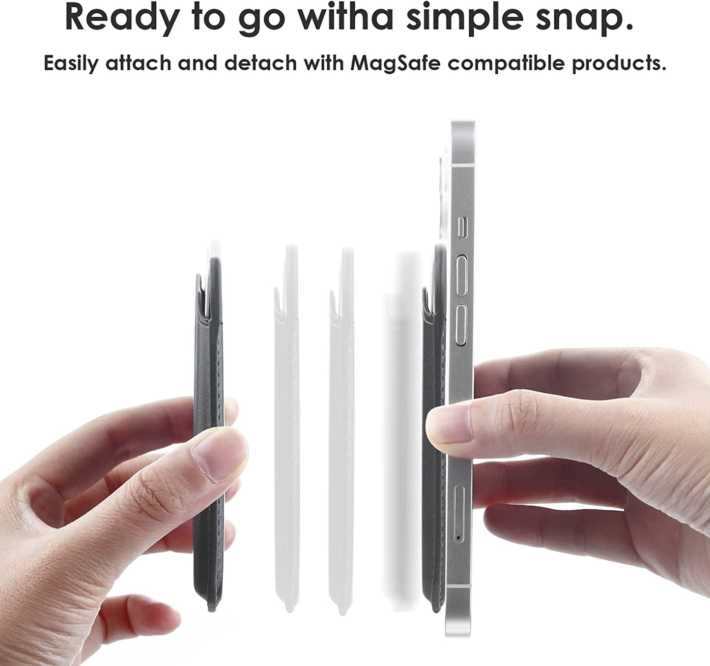 WALLFID Magsafe Wallet Leather Compatible with Iphone 12/13/14 Mini/Plus/Pro/Max,Rfid Card Holder with Magsafe Magnet (Purple)  WALLFID   