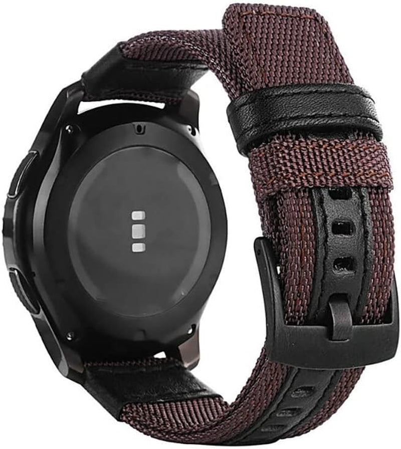 NIBYQ 20Mm Soft Nylon Strap for Garmin Watch Vivomove Hr/Vivoactive 3/Venu Wrist Band for Forerunner 245/645 Lightweight Bracelet  NIBYQ J 20mm 