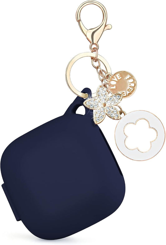 VISOOM Bling Powerbeats Pro Case Cover, Silicone Powerbeats Pro Cute Case Cover for Women Girl with Glitter Keychain for Powerbeats Pro Protector Case  VISOOM   