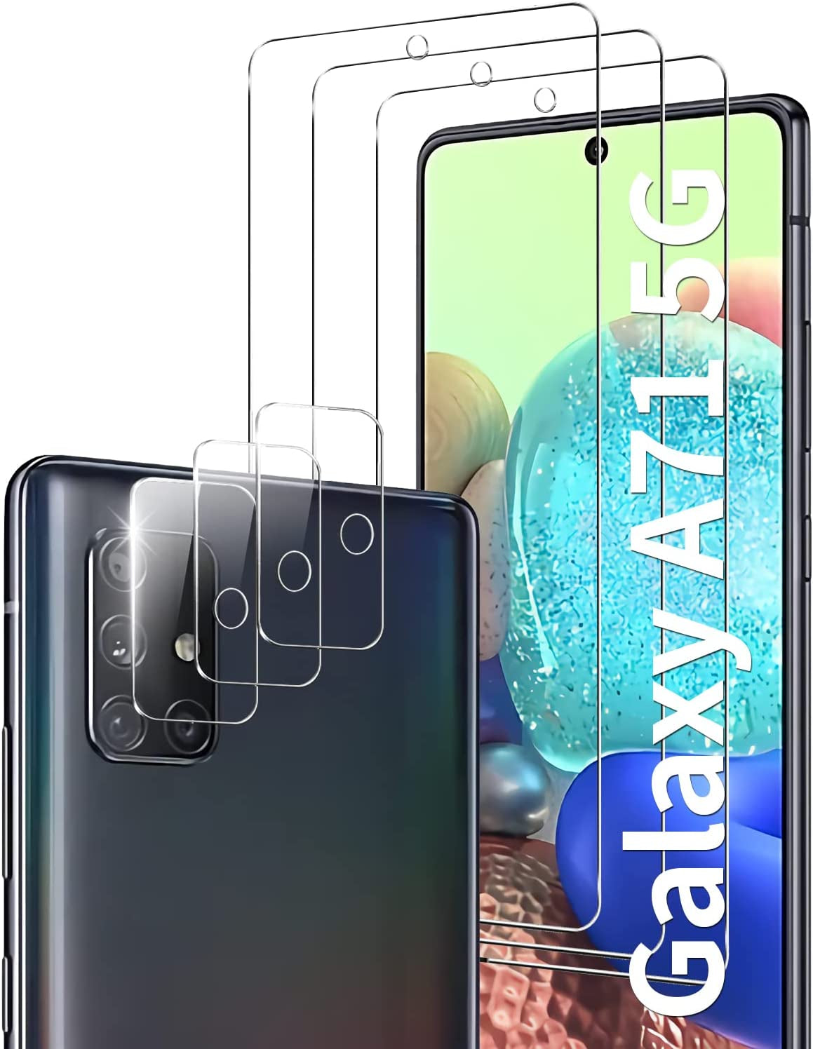 [2+2 Pack] Samsung Galaxy S23 Ultra Privacy Screen Protector and Camera Lens Protector, 9H Tempered Glass, anti Spy, anti Scratch, Bubble Free, Screen Protector for Samsung Galaxy S23 Ultra (6.8 Inch)  Corefyco Direct Galaxy A71  