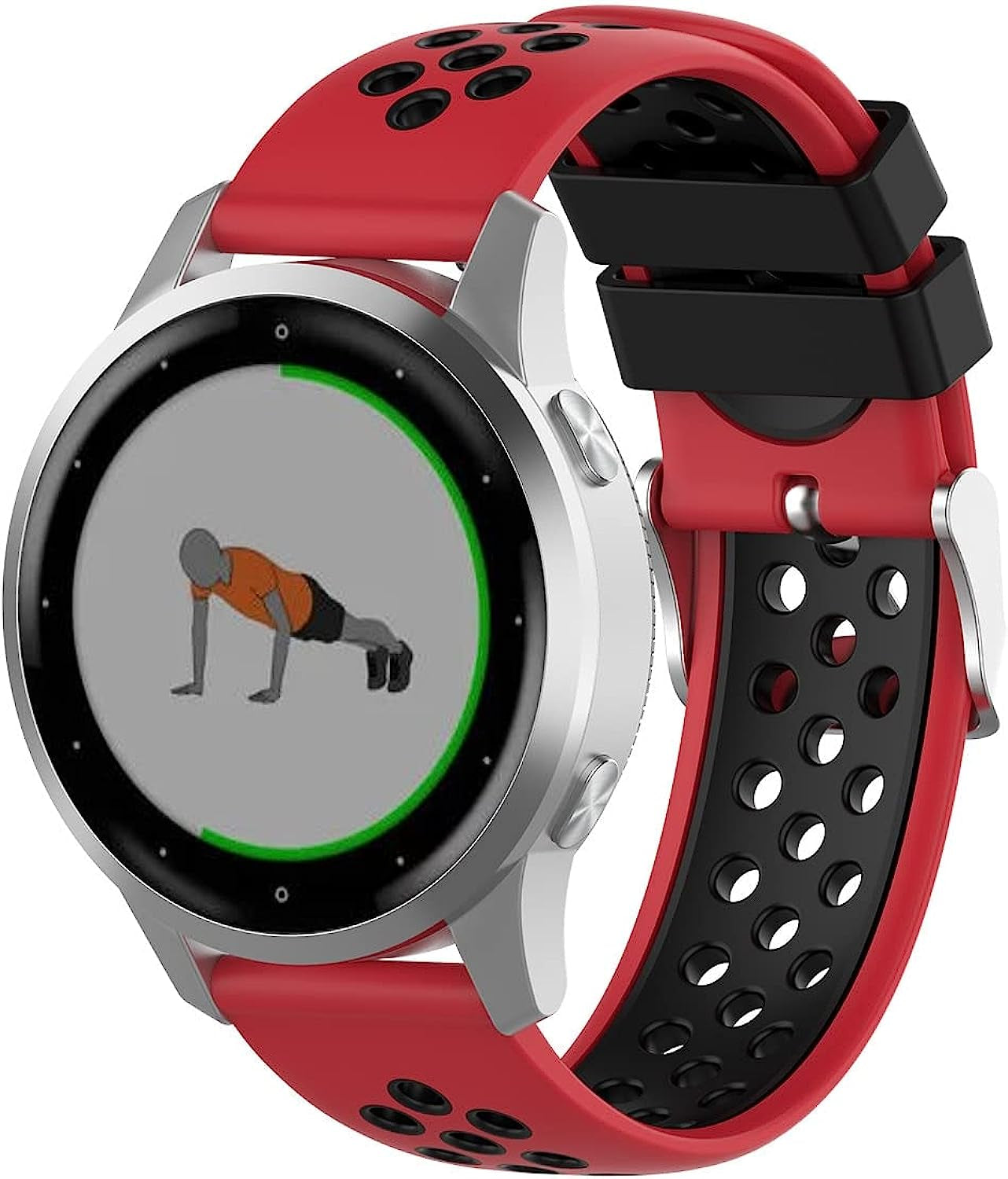 SCHIK for Garmin Vivoactive 3 4 4S Strap Silicone Watch Band for Garmin Accessoires Forerunner 245/645 Venu 2 2S Venu2 plus Bracelet  SCHIK   