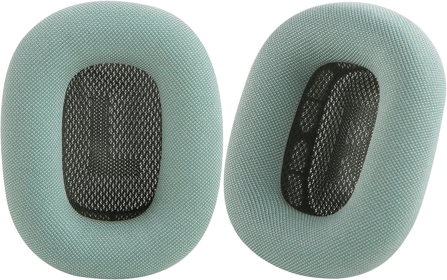 Earpads for Apple Airpods Max Earpad Replacement Sweat Proof Ear Cushions Airpods Max Ear Pad Earcups with Protein Leather, Memory Foam and Magnet Blue  Earrock Green Mesh Fabric 