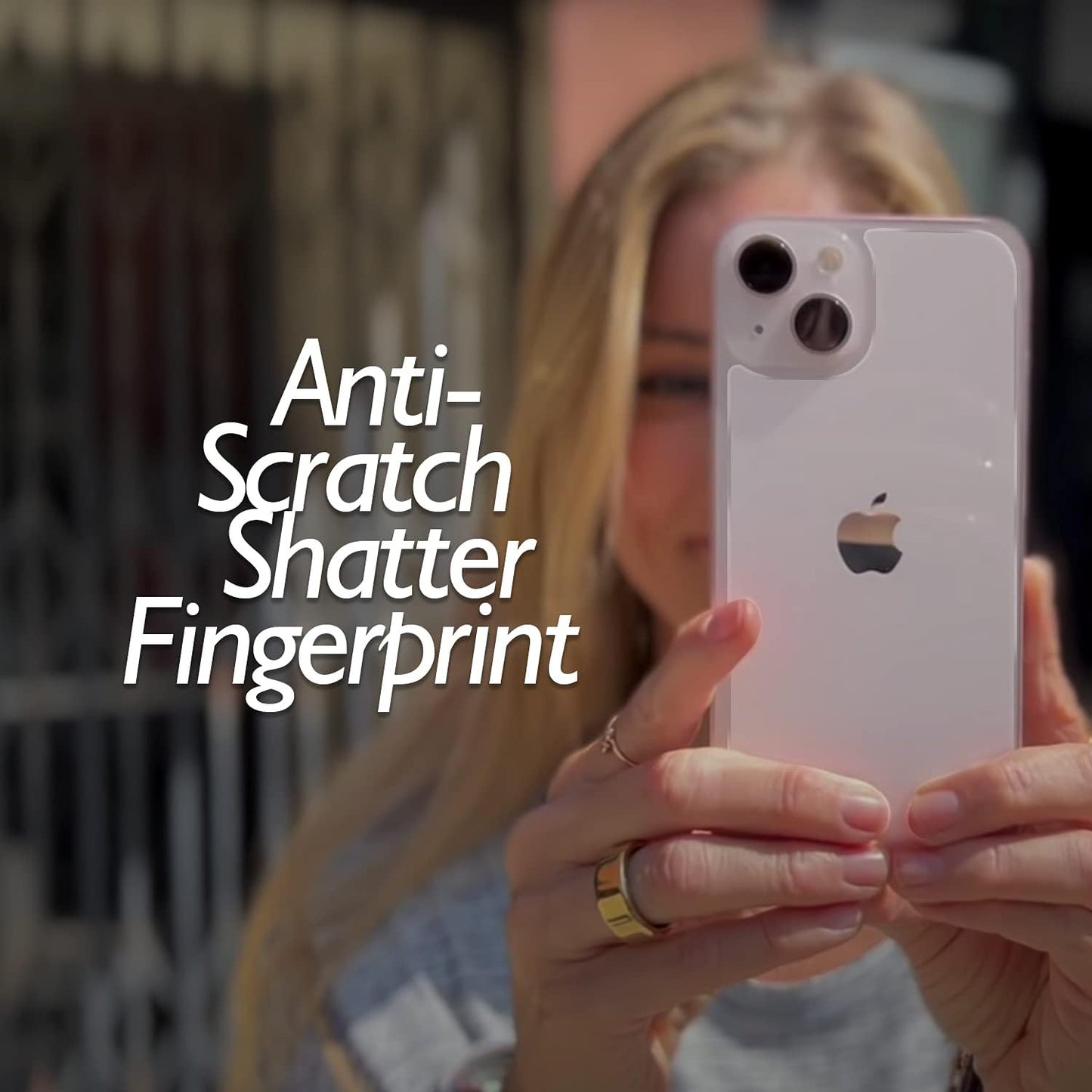 Shacoryze Back Screen Protector for Iphone 13 [2-Pack], Rear Tempered Glass [Haptic Touch] Temper Glass Film Premium HD Clarity Anti-Fingerprint/Scratch Compatible with Iphone 13 (6.1 Inch)  Shacoryze   