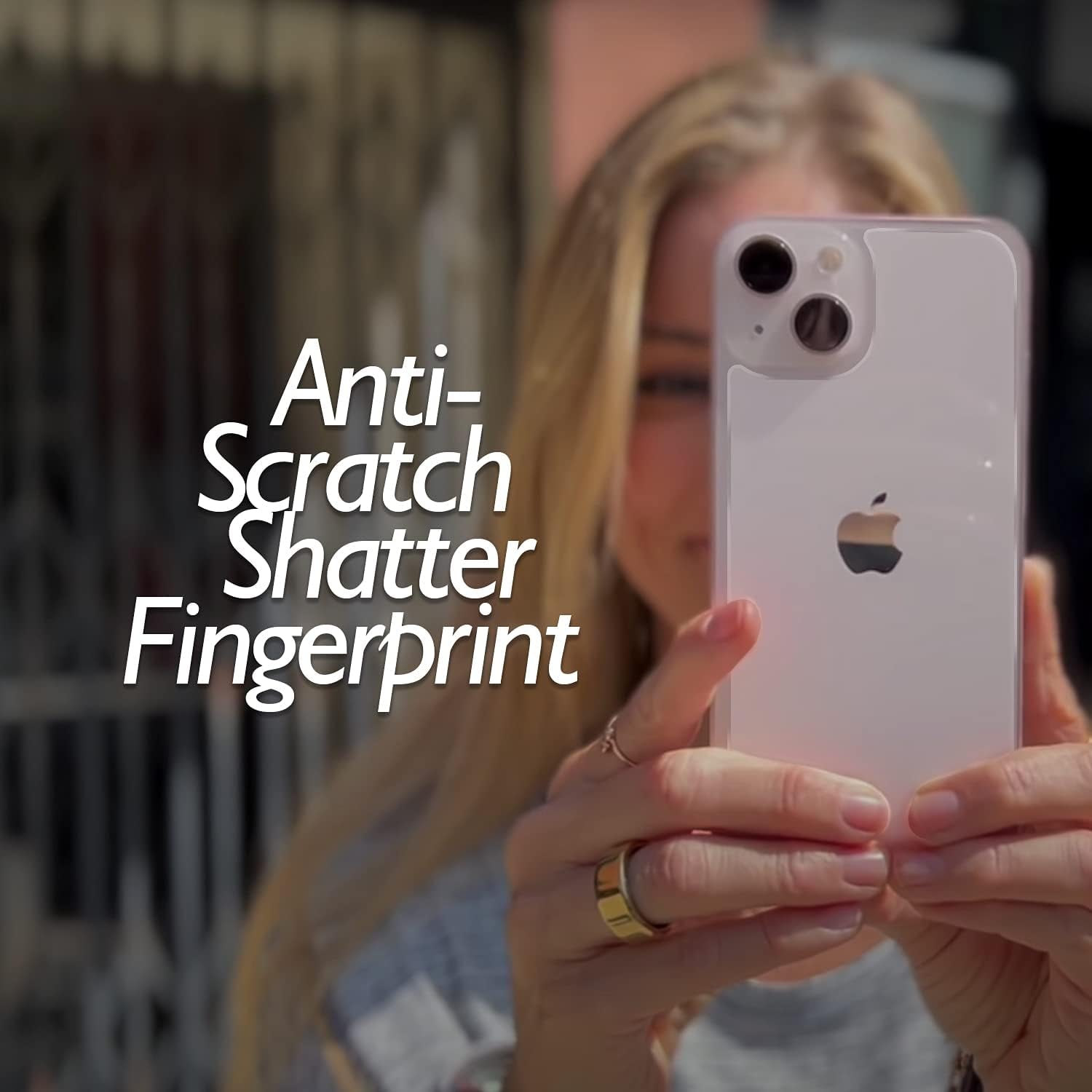 Shacoryze Back Screen Protector for Iphone 13 [2-Pack], Rear Tempered Glass [Haptic Touch] Temper Glass Film Premium HD Clarity Anti-Fingerprint/Scratch Compatible with Iphone 13 (6.1 Inch)  Shacoryze   