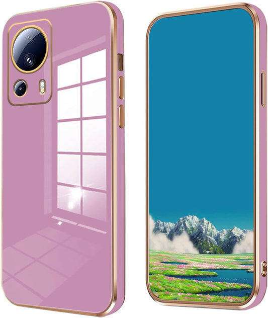 Jancyu Compatible with Xiaomi 13 Lite Case Silicone White, Slim Xiaomi 13 Lite Pro Phone Case Protective Cover Shockproof for Women Girls (Pink)  Jancyu   