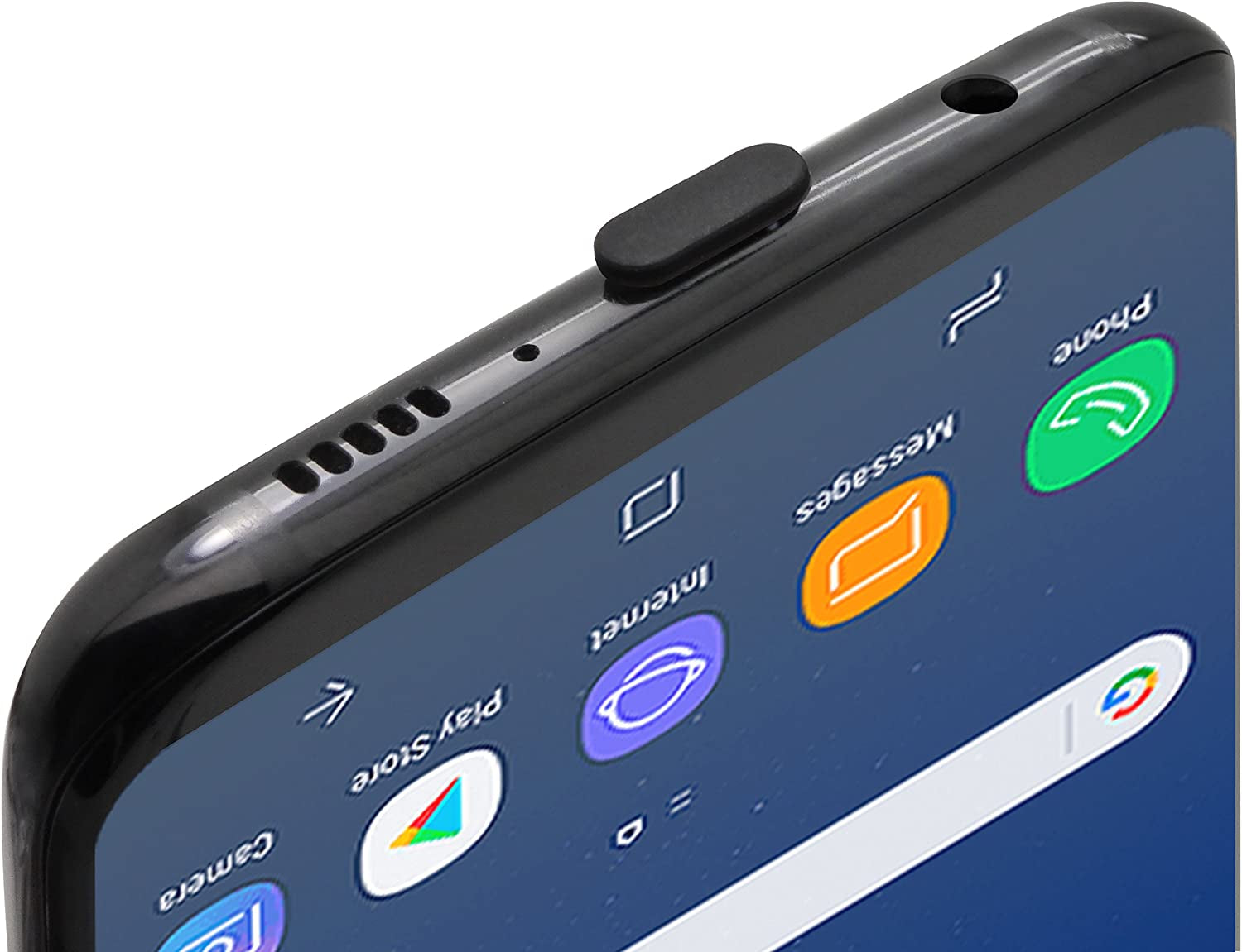 Portplugs USB C Dust Plugs (10-Pack) - Compatible with Samsung Galaxy S23/S22/S21/S20, Pixel, Type C Android Charge Ports, Macbook, Tear Resistant Silicone Plugs with Cleaning Brush (Black)  PortPlugs   